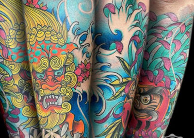 Tatuajes japonés de Parapa Tattoo