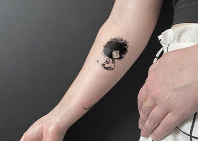 Mafalda tattoo de Zaida Lenoir