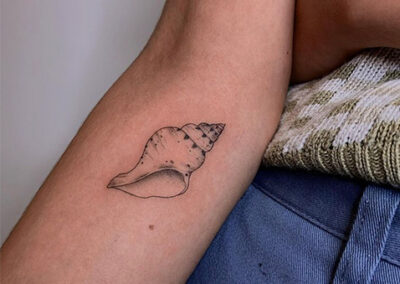 tatuajes caracola en estilos de tatuajes para mujer