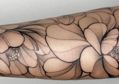 Tatuajes en el brazo de flores