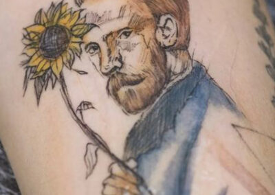 Tatuajes acuarela de Vincent Van Gogh